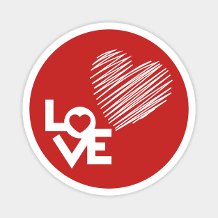 love you for Valentine's Day Magnet